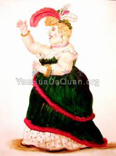 Fernando Botero painting - 费尔南多·博特罗